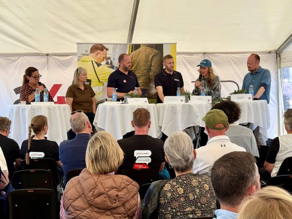 Panelet til Reddernes Udviklingssekretariats debat på Folkemødet i 2025.